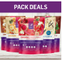 ProteinFix Multi-Pack - 5 pouches of 5 different flavours of this best selling product, plus a free 2 week pouch of Smartea - Normal pack SPR £196.98